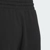 Adidas Pintuck French Terry Comfortable Casual Thickened Knitted Sports Pants Unisex Bottoms Black JM9117