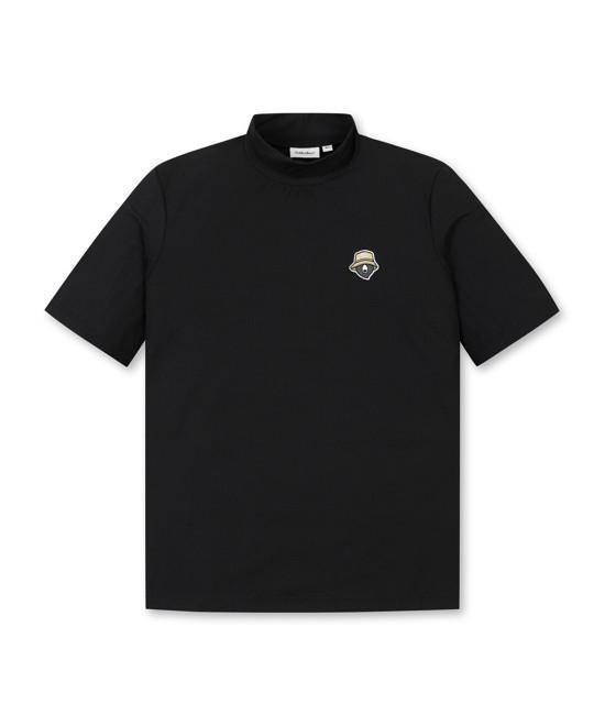Goldeunbeeo (W) Mock-Neck Short Sleeve T-Shirt G5Tam26301Bkx