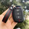 Keychain Cover Car Key Shell Caps For Hyundai Tucson Kona Solaris Gran I10 Ionic Hb20 Venue Santa Fe Protection