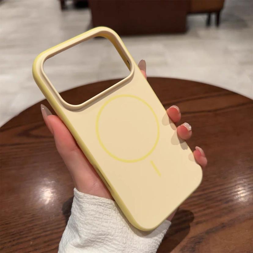 for  Matte Liquid Silicone Case for For Iphone 17 16 1 Pro Max 17 Air 14 13 12 Magnetic Candy Color Soft Ultra Slim Cover