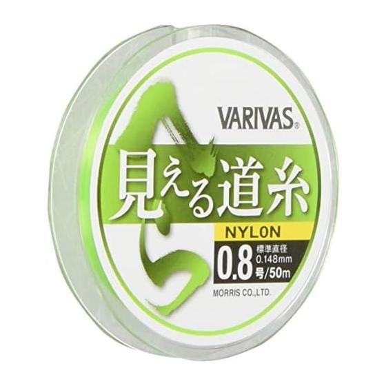 VARIVAS Nylon Line Spatula Visible Path Thread 50m Flash Green