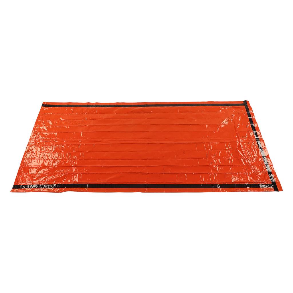 Emergency Survival Sleeping Bag Thermal Insulation PE Aluminum Film Survival Bivouac Bag with Storage Bag for Outdoor