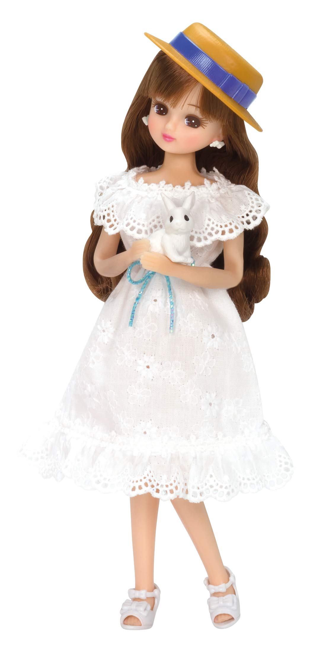 

Кукла Takara Tomy Licca Doll LD-07 Going Out with Bunny для ролевых игр, подходит для детей от 3 лет и старше, соответствует стандартам безопасности игрушек. (СТ Марк), Личка