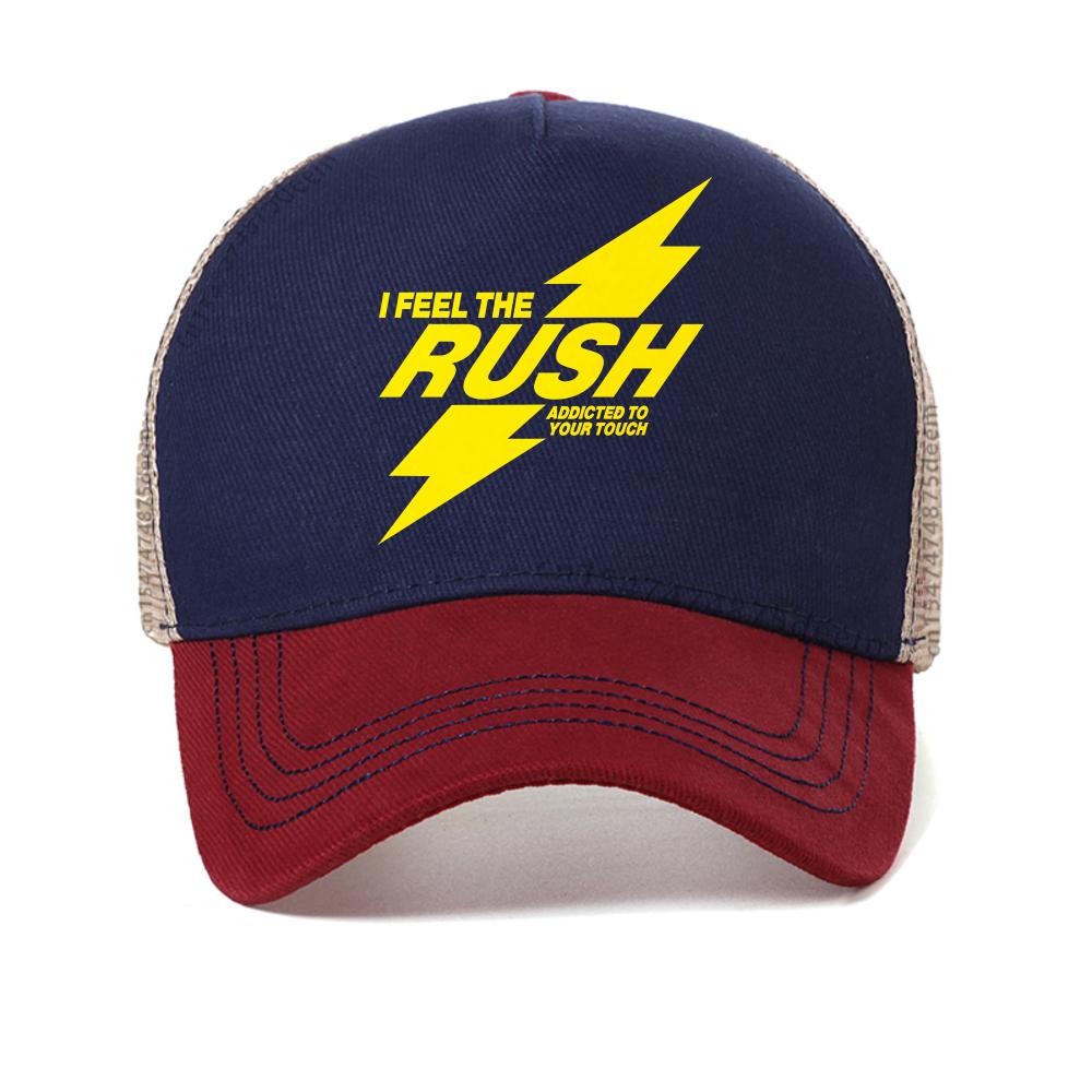 

RUSH Troye Sivan print baseball cap Charli Xcx Sweat Graphic caps fashion Casual Men Women Snapback hat cool mesh trucker hats Adjustable красный
