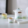 Hand-painted Portable Ceramic Travel Tea Set