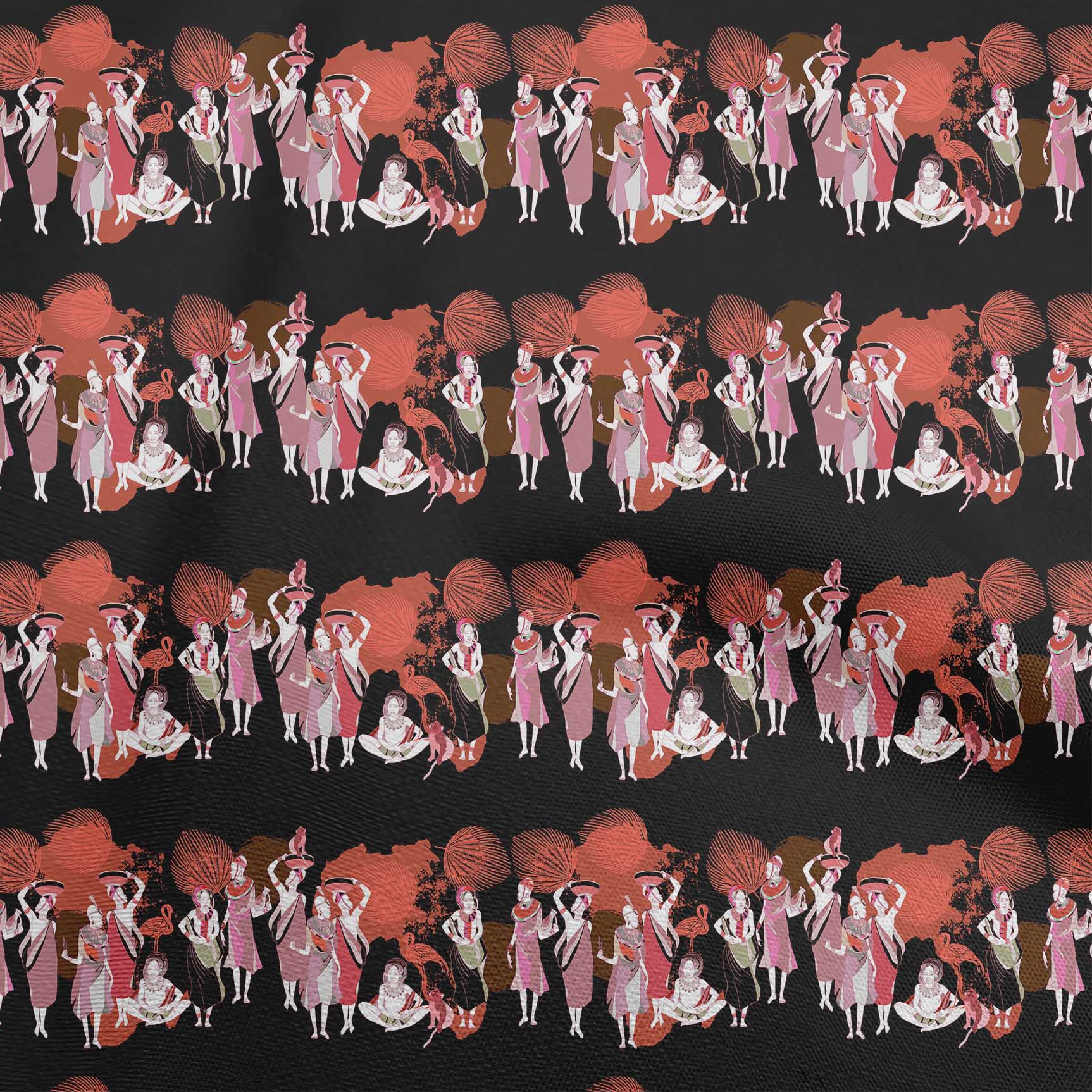 

OneOone Cotton Flex Beige Тканина для африканського квілтингу Тканина для шиття з принтом у дворі 40 дюймів 42InchWide-ViscoseChiffon червоний