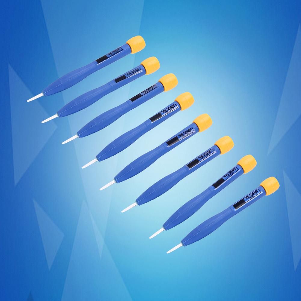8pcs Adjust Frequency Screwdriver Anti Static Plastic Ceramic Set Home Hand Tools Useful New