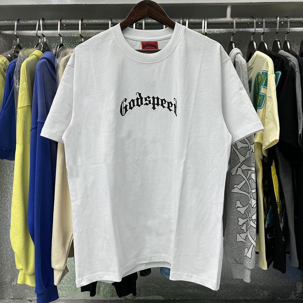 Godspeed American High Street Loose Teen Couple Crew Neck Pullover Casual Commuter ins Short Sleeves