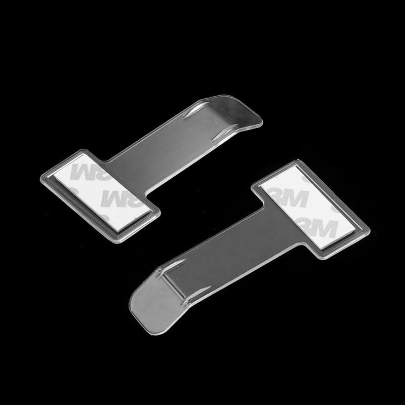 Car Parts Ticket Holder Transparent Plastic Ticket Holders Invoice Receipt Holder Parking Timer Car Ticket Holder Car Interior