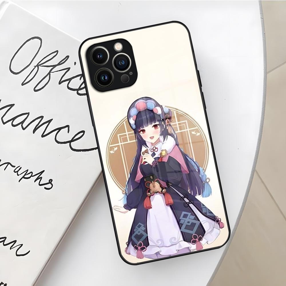Genshin Impact Yun Jin Phone Case for Iphone 17 16 Air 15 14 12 11 13 Pro Max Mini X Xr Xs Se Puls glass Cover