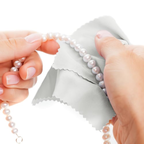 Jewelry Cleaning Cloths, 50-Piece Set, 8 x 8 cm, Dark Gray, Non-Abrasive, Perfect for Travel and Everyday Use