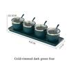Condiment Bottles with Lid, Seasoning Storage Box, Pepper Sugar Container Bowl, Salt Shaker Jars, Sesame Bottle with Lid