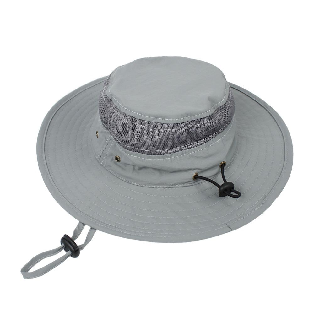 UV Protection Children's Mesh Bucket Hat Adjustable Beach Playing Hat  for Boys & Girls
