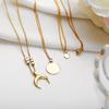 Neck Pendant Exquisite Stainless Silver Color Long Chain Necklace for Dating