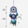 Evil Eye Feather Dream Catcher Pendant - Handmade Decorative Woven Craft