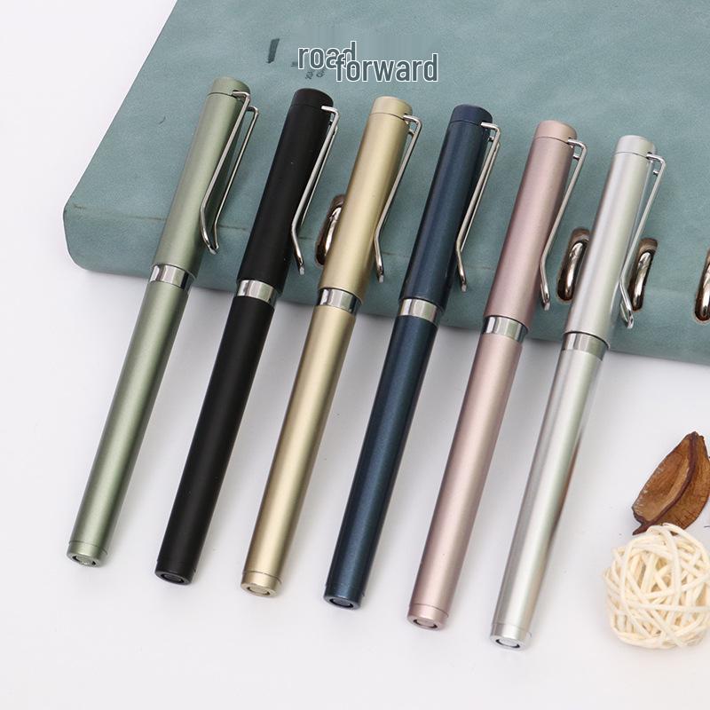 Customizable Black Signature Pen - Large-Capacity Refill, Neutral Design for Business & Office Gifts
