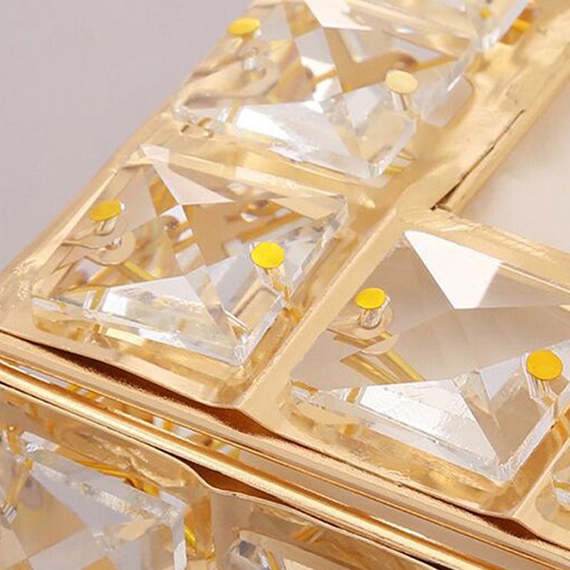 Luxuriöse Kristall-Taschentuchbox Tischdekoration zur Verschönerung Ihres Zuhauses und für ein schönes und luxuriöses Aussehen