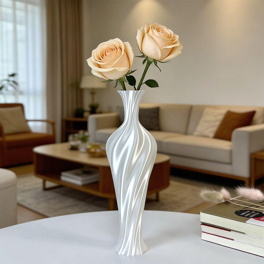 Flower Arrangement 3D Printed Flower Vases Decorative Vase Office Tabletop Ornaments