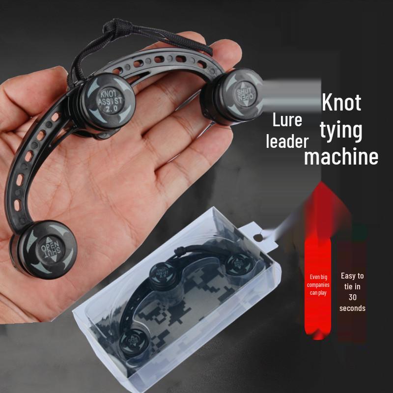 Lure & Line Knotting Tool: GT & FG Knot Quick Tyer, Knot Lure Line Winder, Fishing Gear