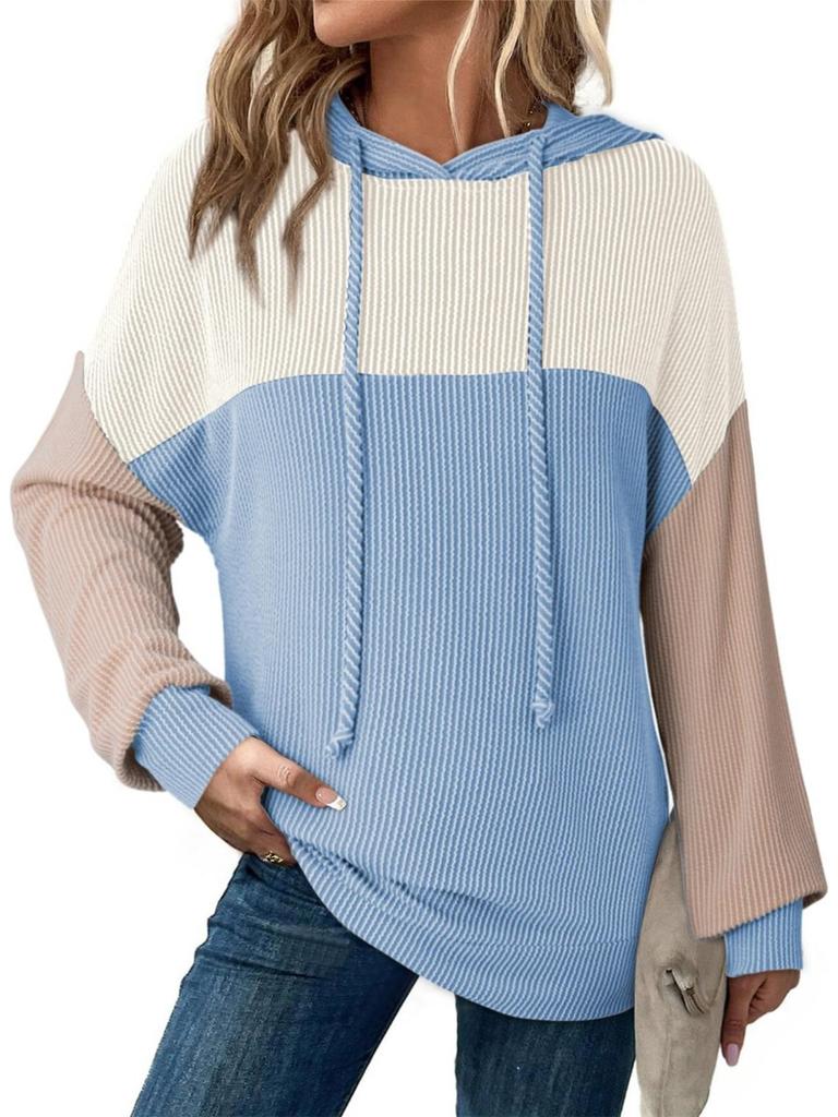 Hoodies Woman 2025 Autumn New Hoodie Y2K Patchwork Loose Tops Women Hooded Clothing Street Wear