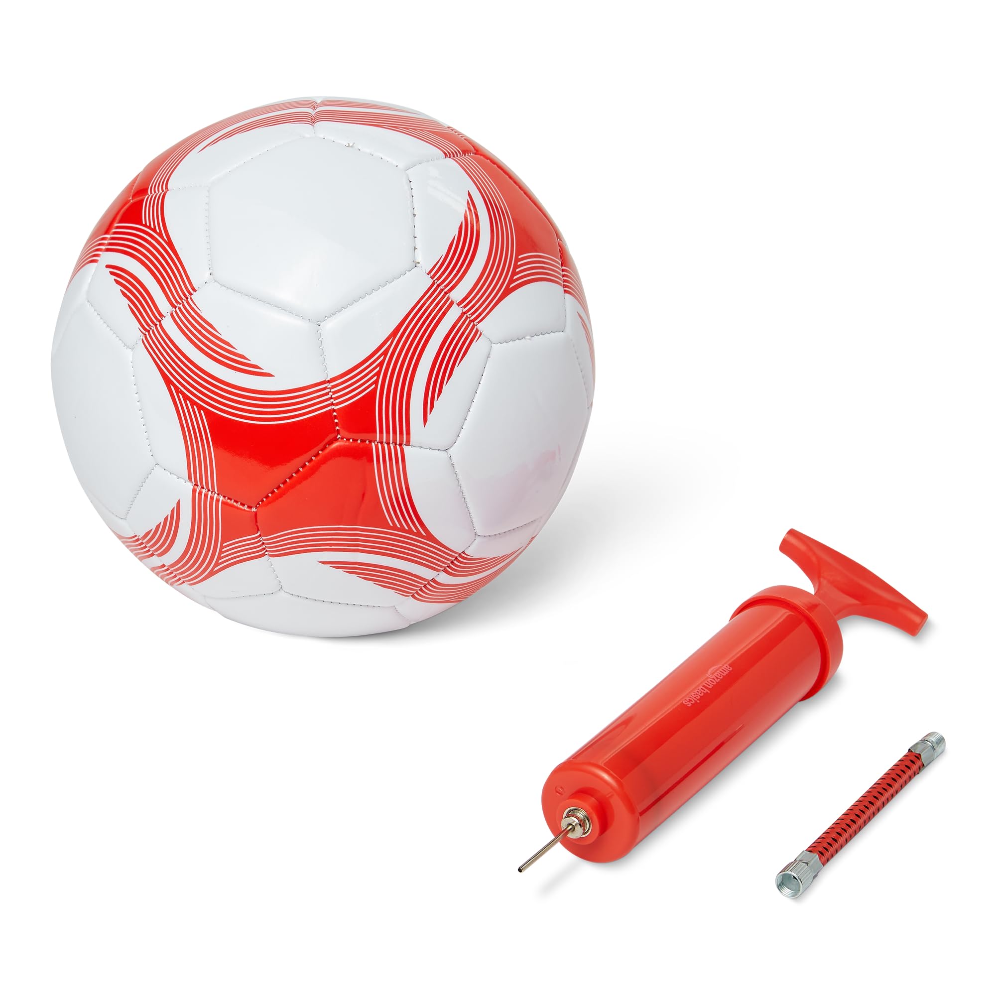 

Amazon Basics Soccer Ball with Size 4 Pump,