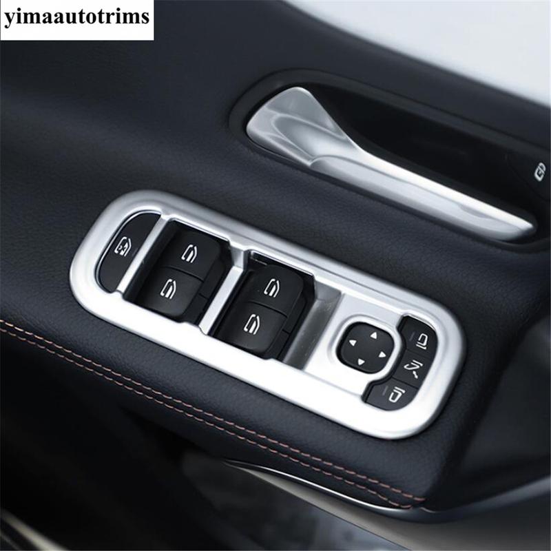 Car Door Armrest Window Lift Button Control Panel Cover Trim Accessories For Mercedes Benz A Class W177 A200 A220  - 2024