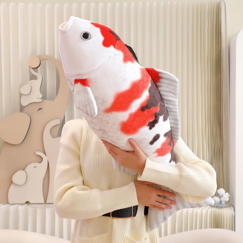 Long Koi Throw Pillow Bed Sleeping Legs Large Plush Toy Doll Girl Gift Rag Doll