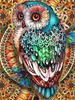 5d Diamond Painting New Owl Cartoon Full Square/round Embroidery Colorful Bird Animal Mosaic Home Decor