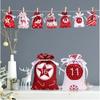 Hanging 24 Arrival Calendar Hanging Bag Large Capacity Christmas Candy Bag  Jewelry Storage