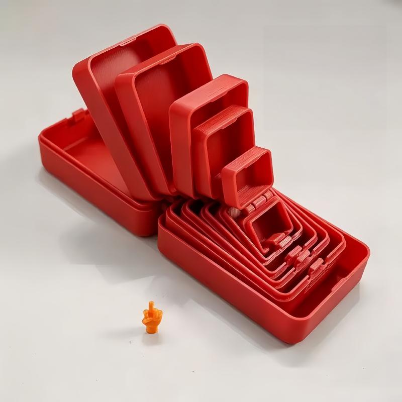 La Nouvelle Boîte Surprise Imprimée en 3D à 6 Couches Gigognes Accessoire de Farce Peut Être Utilisée Pour Une Fête d'Anniversaire Pour des Bagues Ou Comme Cadeau de Fête