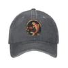 Kawaii Koi Anime Japanse Baseballpet Retro Verweerd Gewassen Snapback Hoed Unisex Buiten Trainen Verstelbare Pasvorm Petten Pet