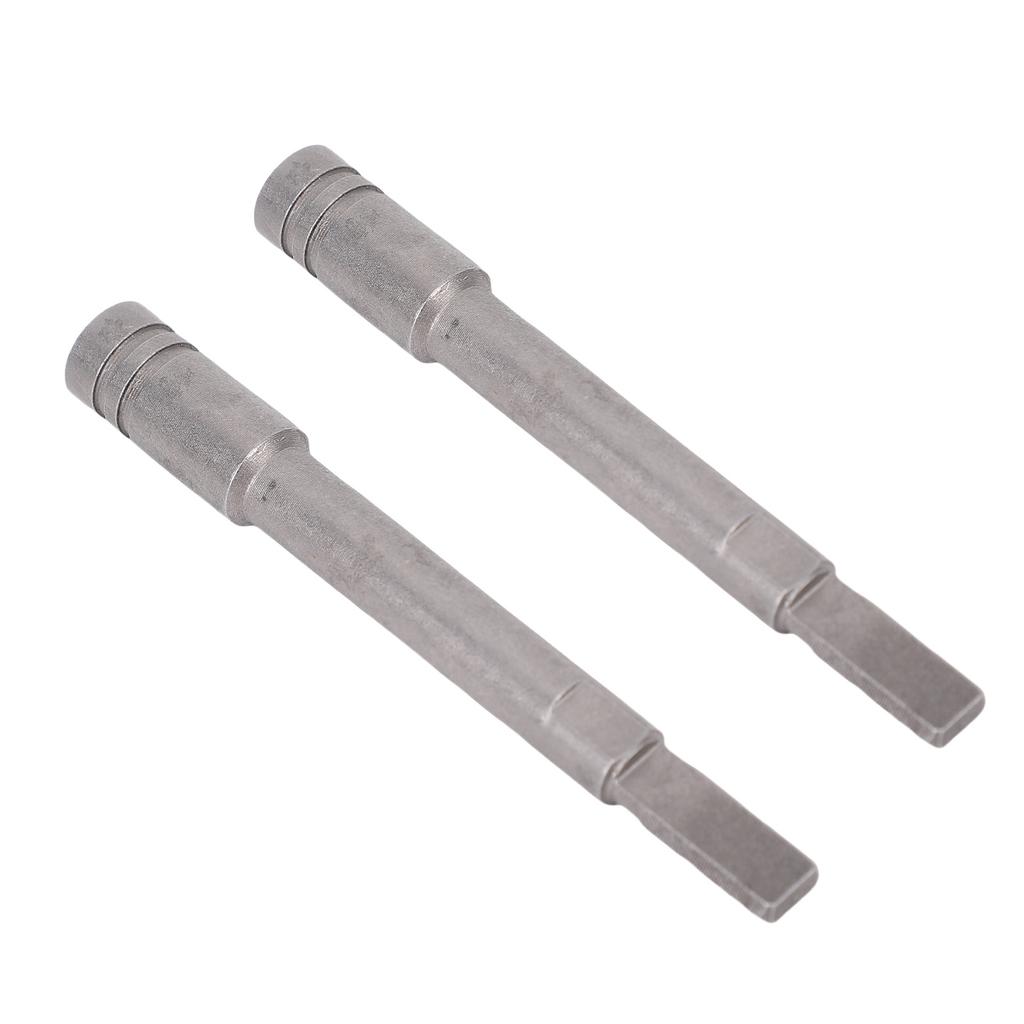 2PCS Extension Bar for 1 4 Inch Hex Screwdriver CrV Steel Bit Extension Adapter Grey Sandblasting