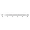 Stainless Steel Towel Hook Storage Rack Hanger with 6 Hooks for Kitchen Living Room Supplies