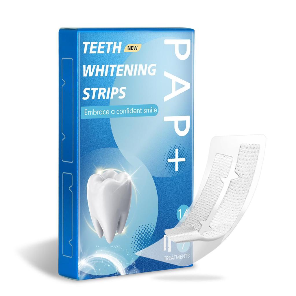 Whitening Teeth Stickers: Dazzling White 3D/5D/9D Teeth Whitening Bleaching Stickers - 7 or 14 Pairs Available.