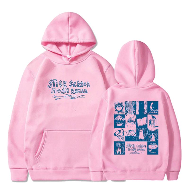 

Noah Kahan Stick Season Hoodie 2023 World Tour Long Sleeve Streetwear Жінки Чоловіки Толстовка з капюшоном Хіп-хоп одяг L
