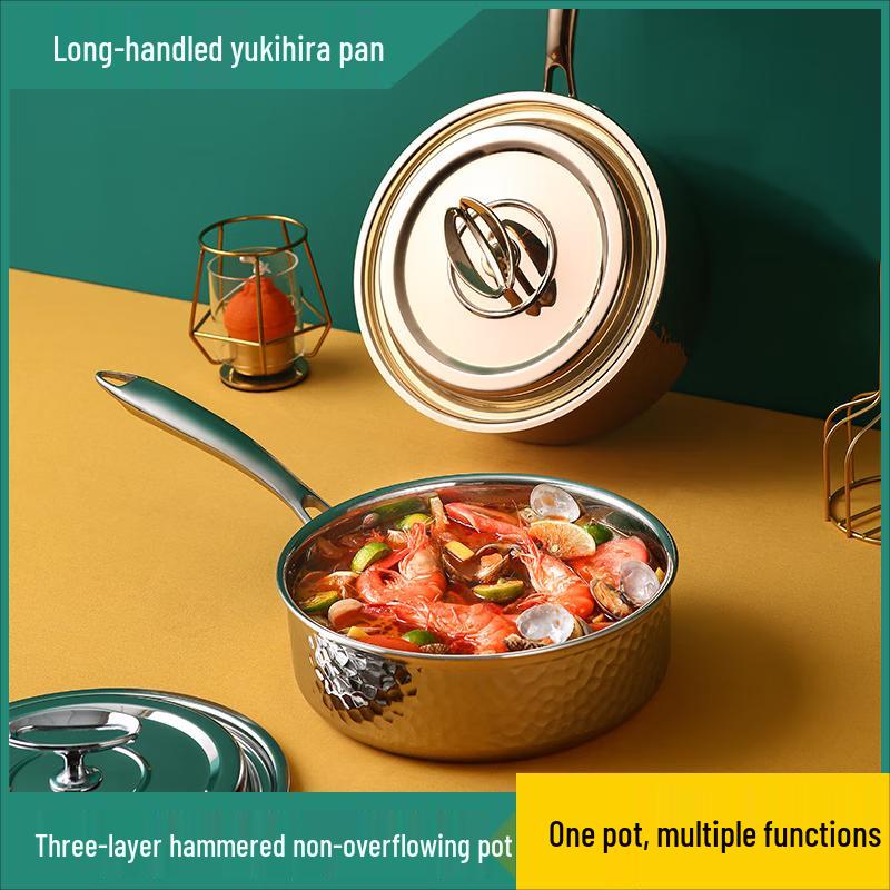 304 Stainless Steel Single Handle Soup Pot