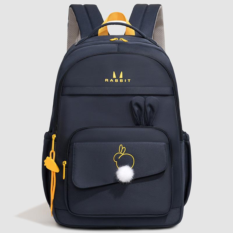 Schoolbag new high-value simple schoolbag versatile casual girls backpack large capacity junior high school student backpack