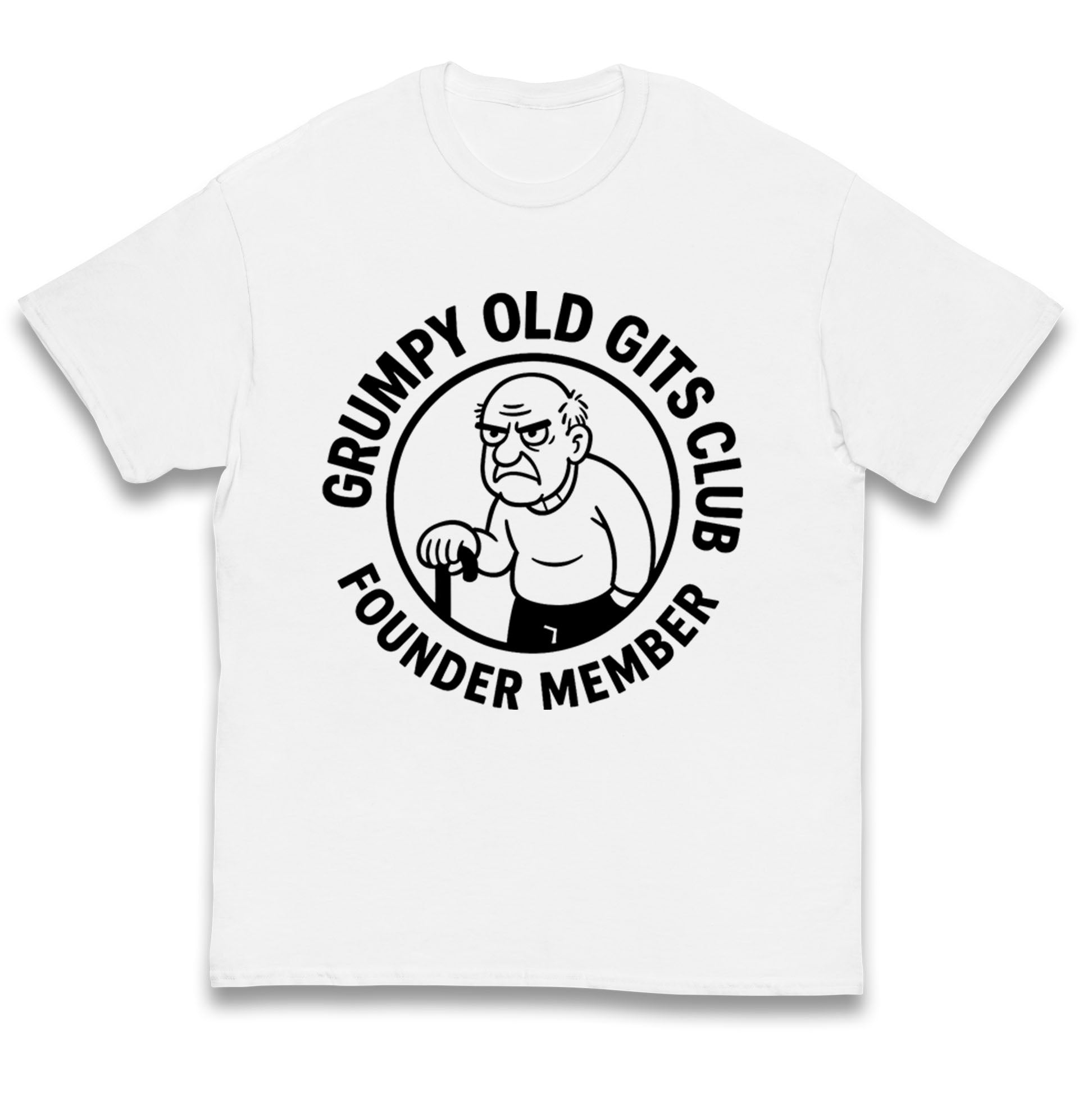 Grumpy Old Gits Club Founder Member Kids T Shirt 100