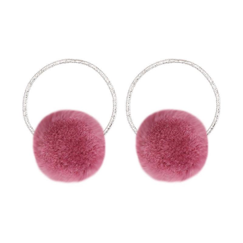 Süßes Baby Einfarbiges Kleines Haarband, Neues Schleifen-Kinder-Gummiband ohne Haarschäden, Samtgeknotetes Haargummi