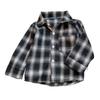 Camisa Bebê Menino Lapela Manga Longa Xadrez Camisa Infantil