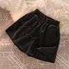 Women's Elastic Waist Drawstring Shorts Loose Fit Casual Sweatshorts Soft Polyester Summer Lounge Shorts
