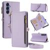 Flip Cover Protective Case for Redmi 8/9/10/11/12/13/14/15Pro with Multiple Card Slots, Crossbody Strap, Wallet Phone Case, Zipper Coin Pocket,