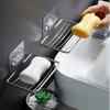 Punch-free Stainless Steel Soap Rack Wall Hanging Wall Mounted Soap Holder  Household Use
