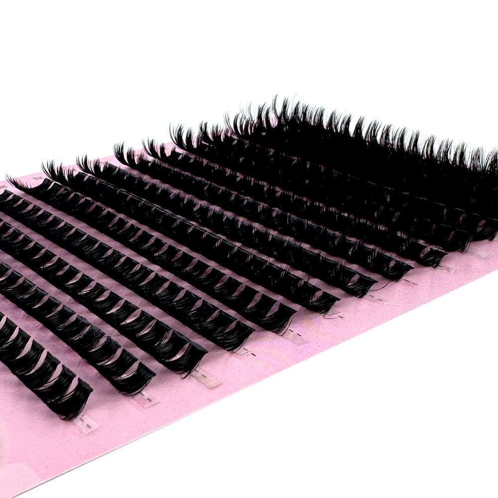 Cluster Eyelash Extension 266Bundles 80D Natural Style Individual Eyelashes Handmade Eyelash Bundles 3D Mink Lashes