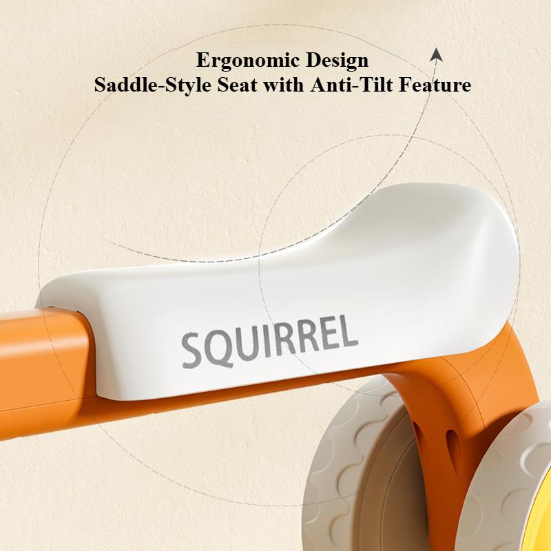 Baby Balance Bike 4-Wheel Walker with No Pedal First Toddler Outdoor Ride-On Toy Kids Birthday Gift for 1-3 Year Olds