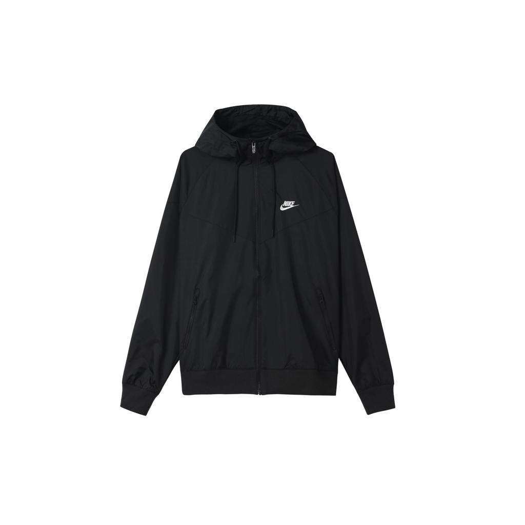 Nike Outdoor Sports Zip Windbreaker Jacket For Spring Men Jackets Black AR2192-010