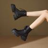 Black Martin Boots Women's New Single Boots Women's Shoes Platform Motorcycle Boots Short Boots