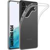 Protective Case - E.F.CONNECTION - Samsung Galaxy A54 - Silicone - Transparent - Scratch-resistant