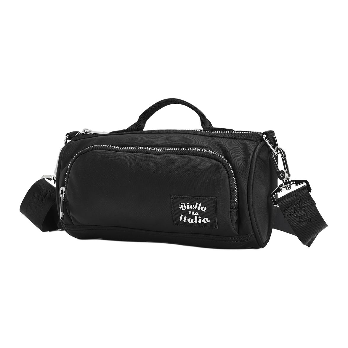 

New FILA ORIGINALE Fabric Crossbody Handbags Extra Small Women s Black F13W519162FBK 22.1*10.9*10.9CM