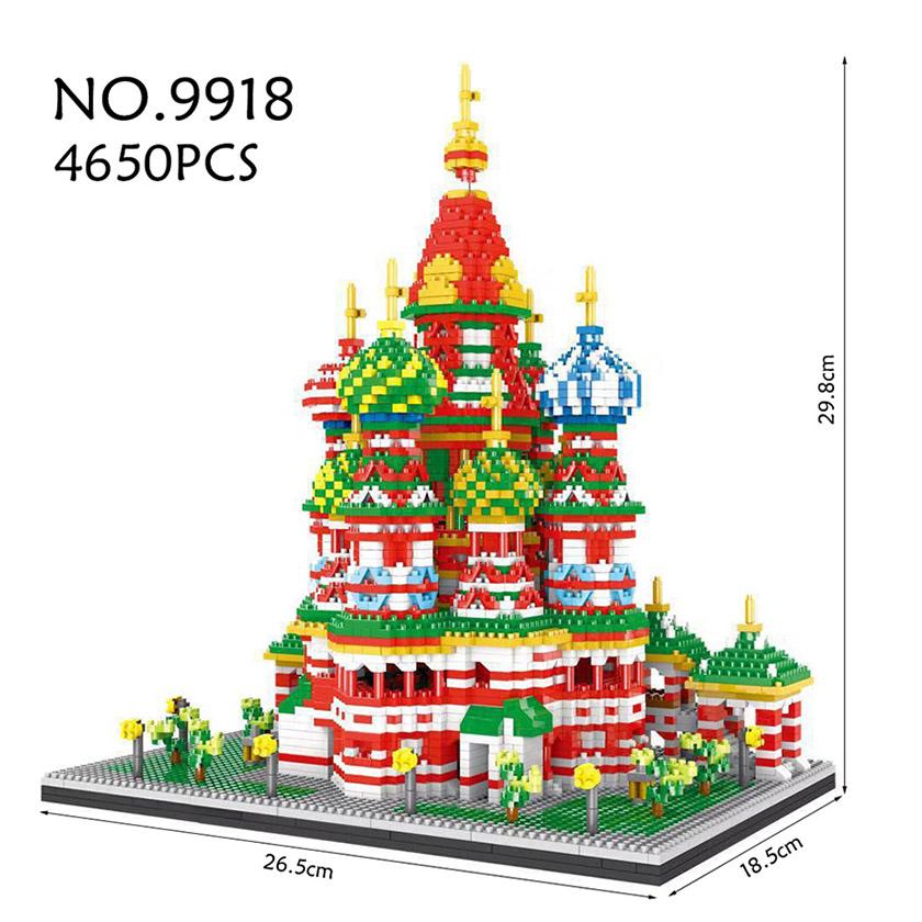 World Famous City Architecture Mini Building Blocks Model Educational Toys for Children Gifts Compatible with Brands Mini Bricks